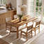 Dining Table with Wood Base