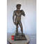Reproduction de statue en bronze Adrushan David par Michelangelo - Taille: L 13 po x l 10 po x H 36 po.