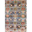 Mina Khani Wool Southwestern Area Rug in Blue/Aqua/Brown-1289723342