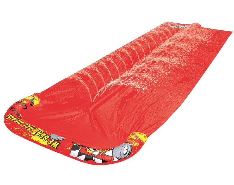 Jouets et jeux gonflables rouges et jaunes