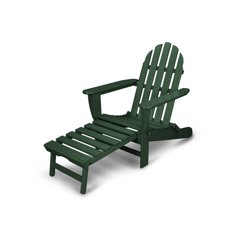 Chaise Adirondack d'extérieur en PEHD Classics, Vert