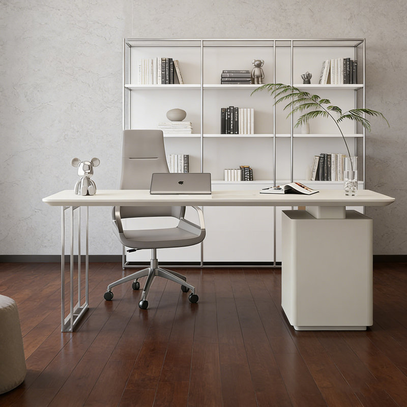 Bureau italien moderne, H 29,53 po x l 62,99 po x P 27,56 po