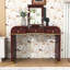 Bureau de coiffeuse avec miroir et 2 tiroirs-905203198