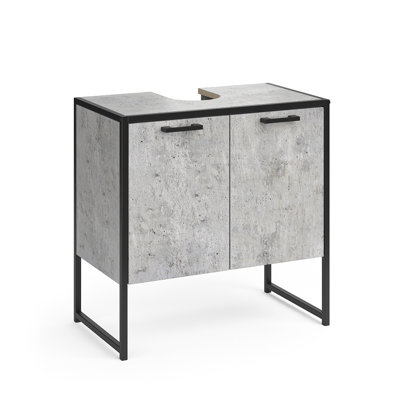 60Cm Free-Standing Single Bathroom Vanity Base Only