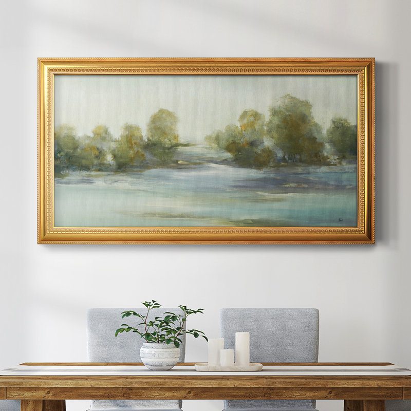 Impression sur toile tendue, "Cadre apaisant III", H 25 po x l 45 po x P 1 po