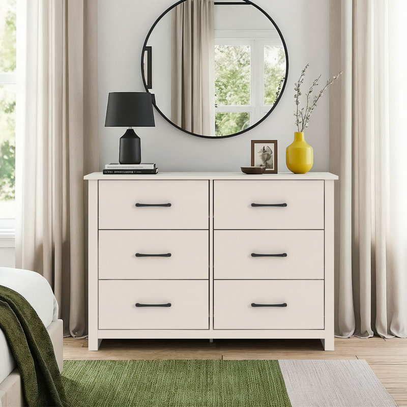 Commode double 6 tiroirs Walter, Parchemin