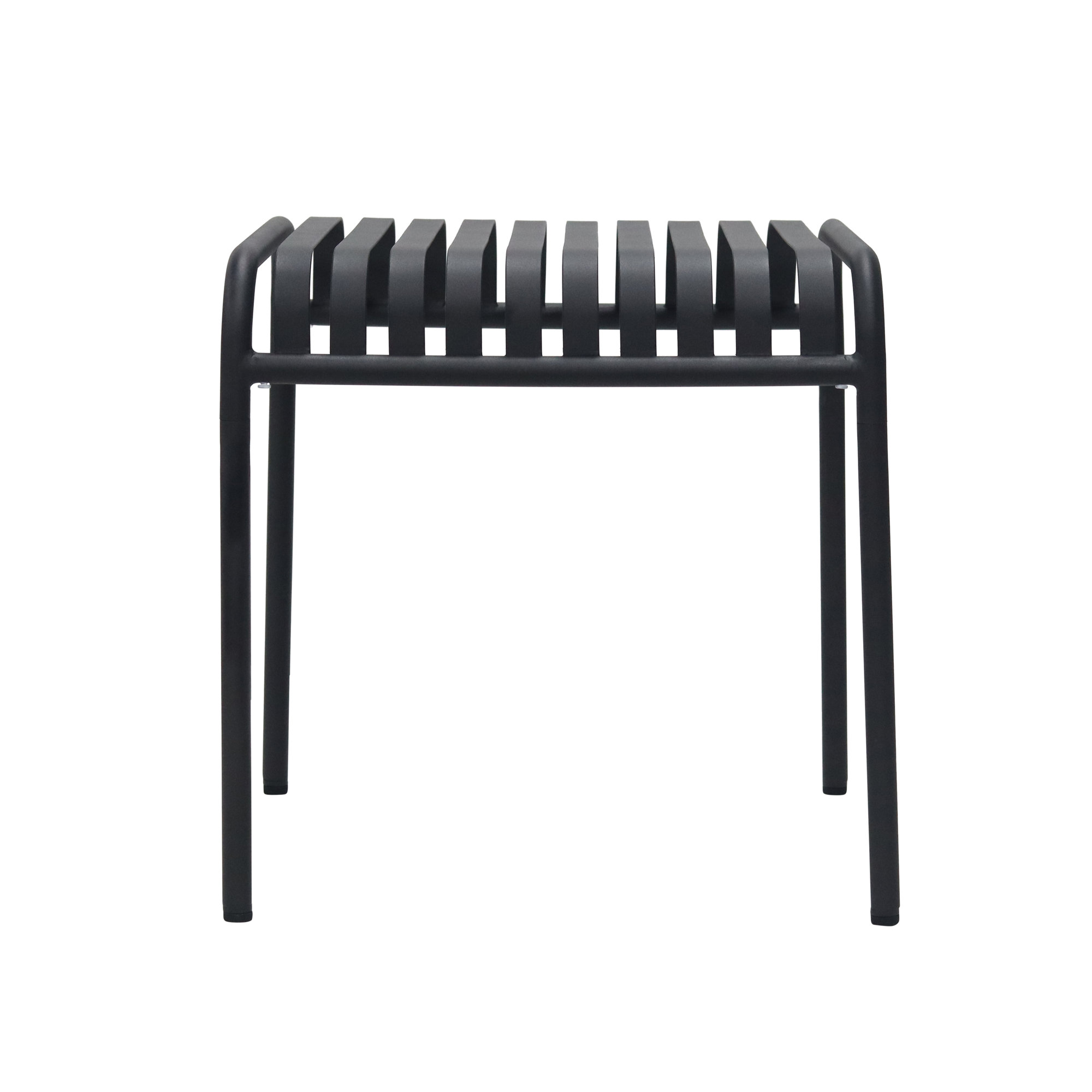 Winchester Outdoor Patio Side Table, Black, Black