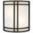 Artemis - 2-Light Wall Sconce - Matte Black Finish - Opal Glass Shade - Incandescent-133040421