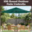 Parasol d'extérieur 10 pi Pure Garden-33048773