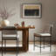 Benton Upholstered Stool with Metal Frame-793453435-755935217