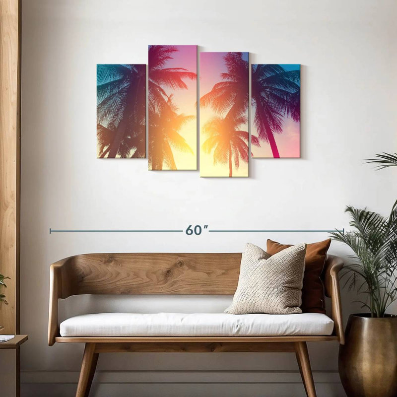 Palmier tropical Harnek, H 27 po x l 43 po
