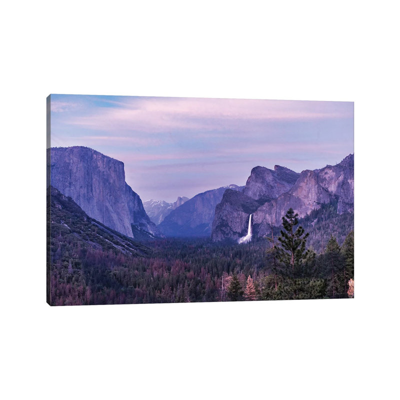 Sunset At Tunnel View 1 Piece Wrapped Canvas Wall Art, 66.04 cm H x 45.72 cm W x 1.91 cm D