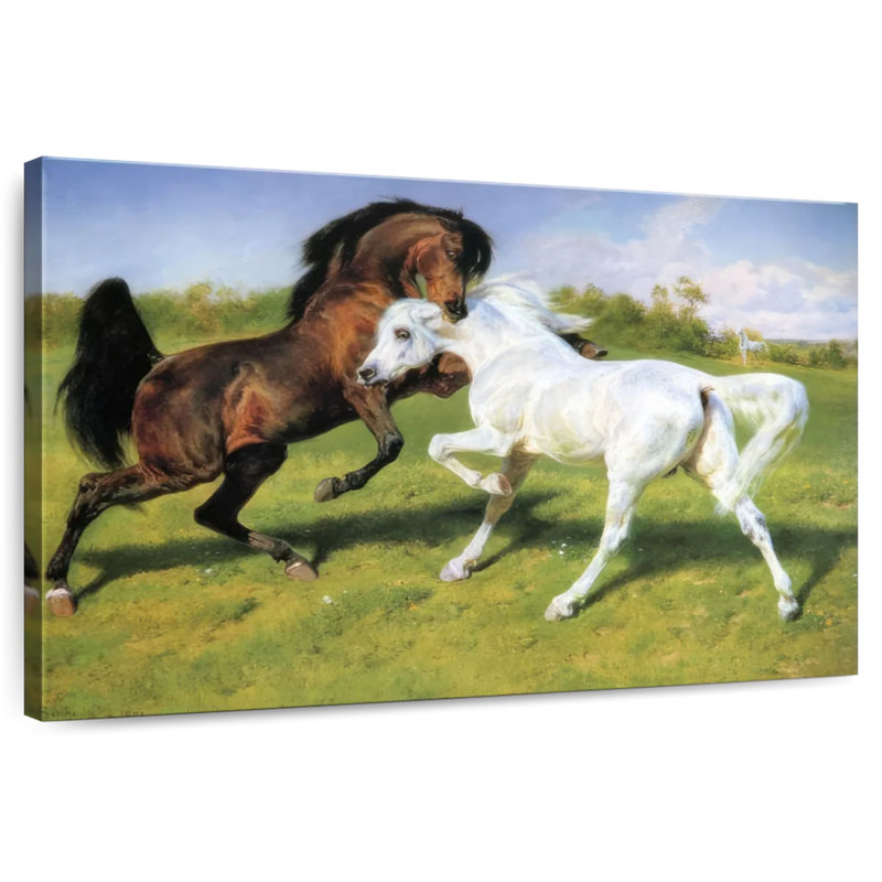 Brampt The Duel 1895, 8" H x 12" W