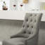 Fauteuils à oreilles capitonnés en bois massif capitonnés-1155921855