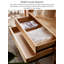 Modern Minimalist White Waxwood Rattan Storage Wardrobe