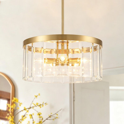Elonso 5 - Light Glass Kitchen Island Pendant Light