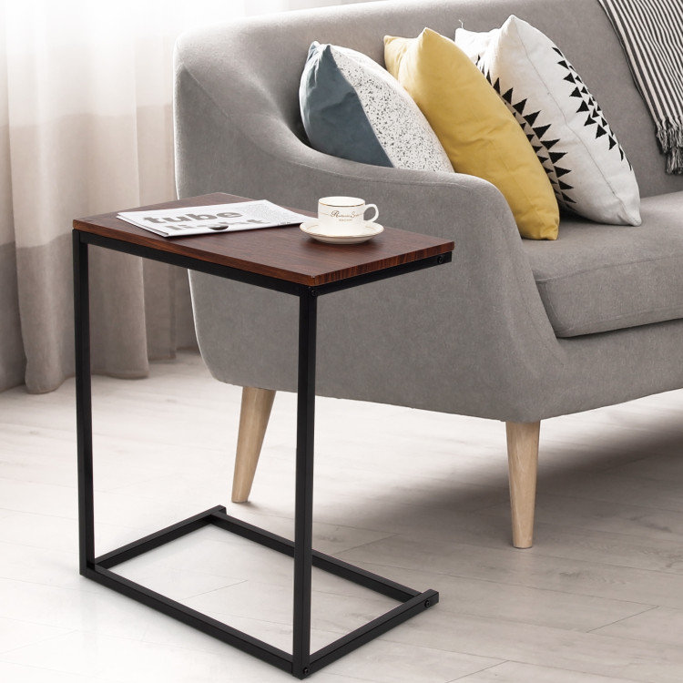 Table de bout Louella C Table, Noyer