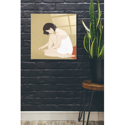 " A Woman Painting A Pedicure " by Sai Tamiya
