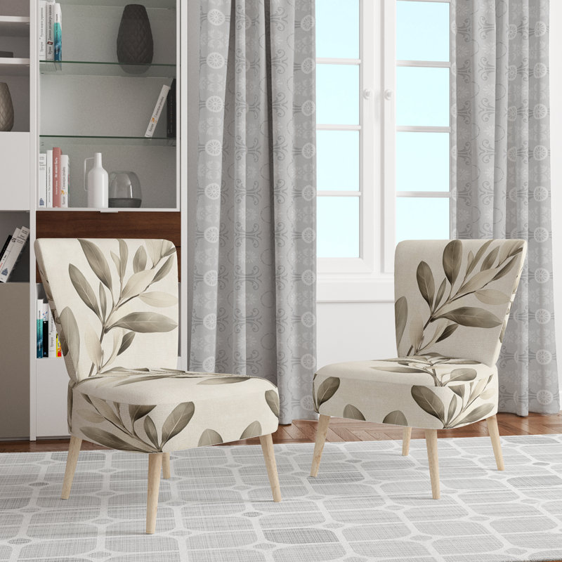 Chaise d'appoint Eucalyptus - Chaise d'appoint Eucalyptus Olive Branch III, Side Chair Armless
