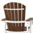Folding Adirondack Chair, White-900684199
