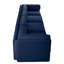 Siège ergonomique en L à 4 places avec rangement, chenille blanche pour y placer vos sièges - Ajoutez une touche de luxe-1710693049