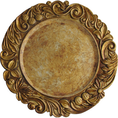 Melamine Floral Charger