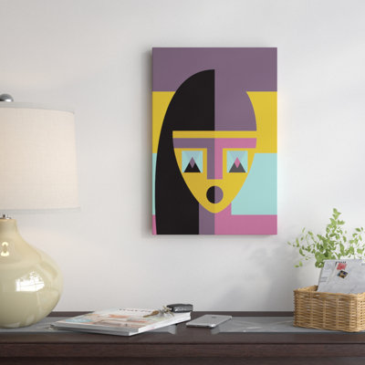 « geometric model », impression sur toile tendue