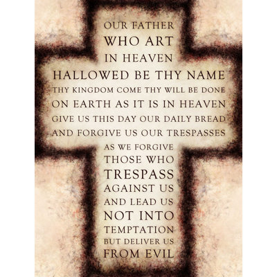 " Cross Lords Prayer "
