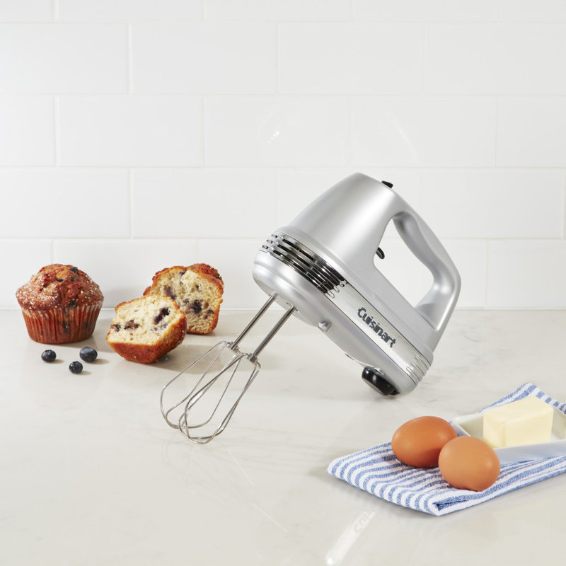 Cuisinart 9 Speed Hand Mixer, Brushed Chrome