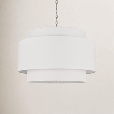 Mulroney Linen Dimmable Pendant