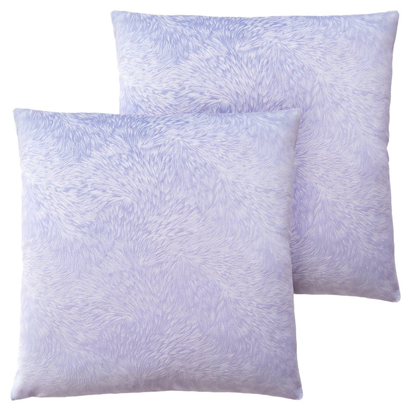 Abstract Pillow Insert, Purple Floral 1