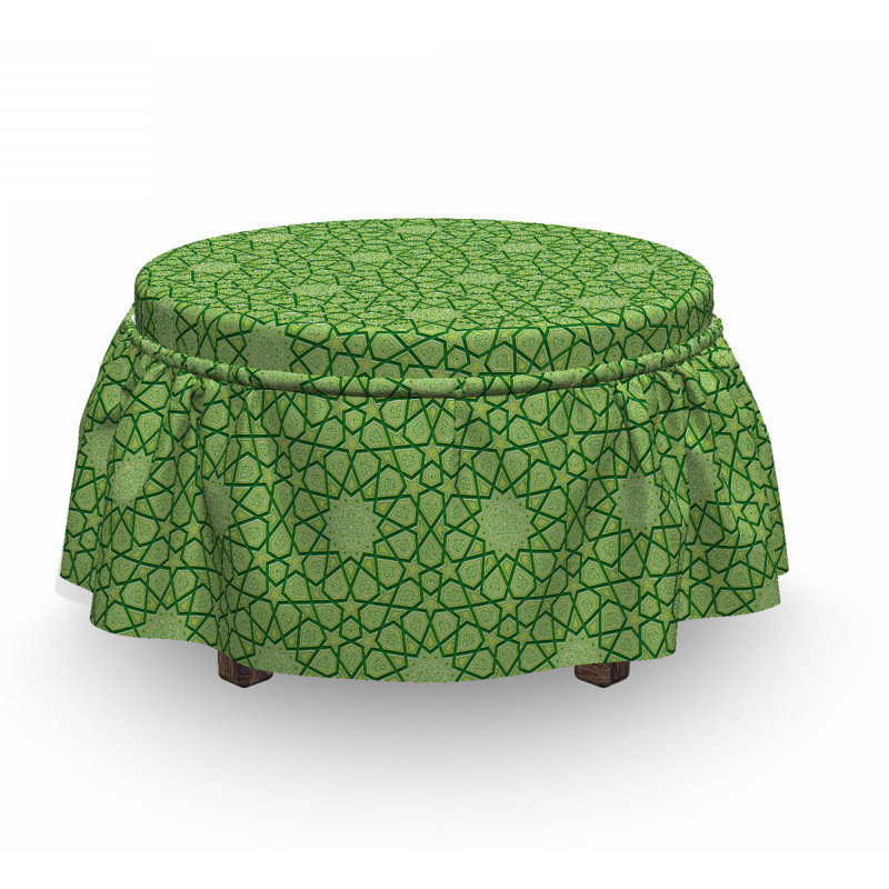 Box Cushion Ottoman Slipcover