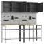 Set Of 6 Steel Medium Storage Tool Organiser-1162371863