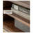 Large-capacity solid black walnut rattan shoe cabinet