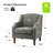 Aleitha Upholstered Armchair-489860182