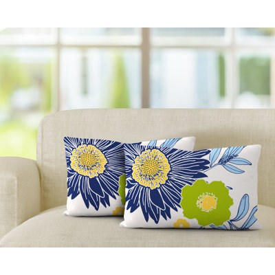 Polyester / Mélange de polyester Housse de coussin rectangulaire intérieure / extérieure lombaire et insert