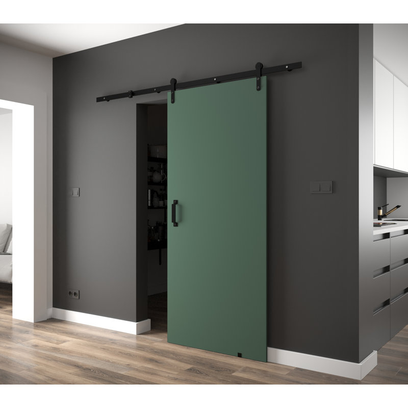 Veneer Sliding Doors, Moss Green