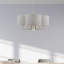 Lustre tambour 6 lumières à abat-jour Vino-1141921531-1096411450