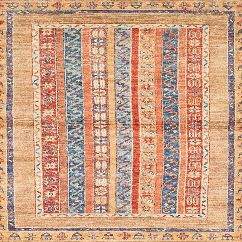 Abstract Indoor Rug, Square 5'