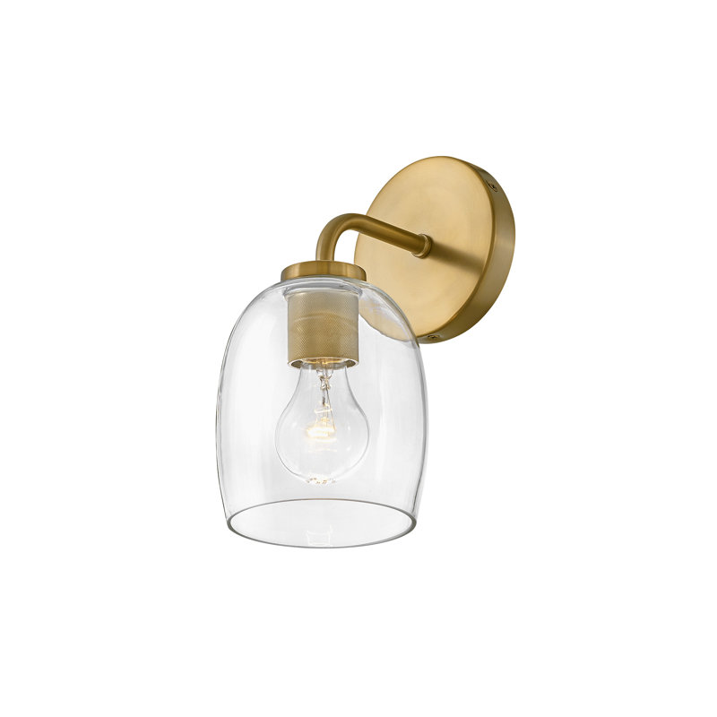Éclairage pour meuble-lavabo à intensité variable 1 lumière Avelin, Or