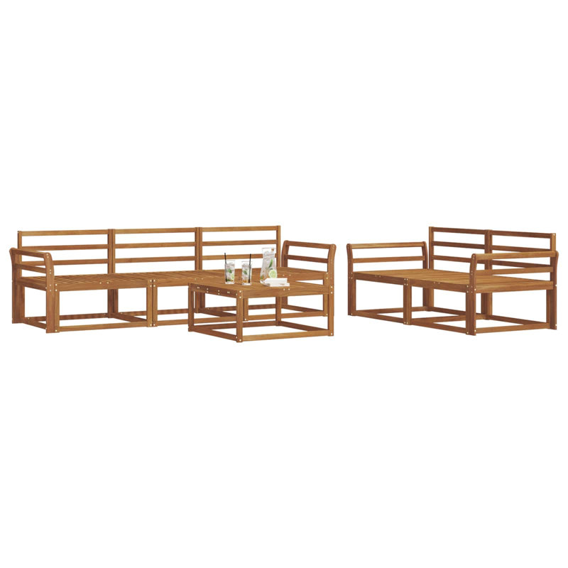 254cm Wide Patio Sectional Set