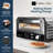 Culinary Chef Indoor Pizza Oven, Temperature Control, Bonus Artisanal Cutter, Removable Stone, SS