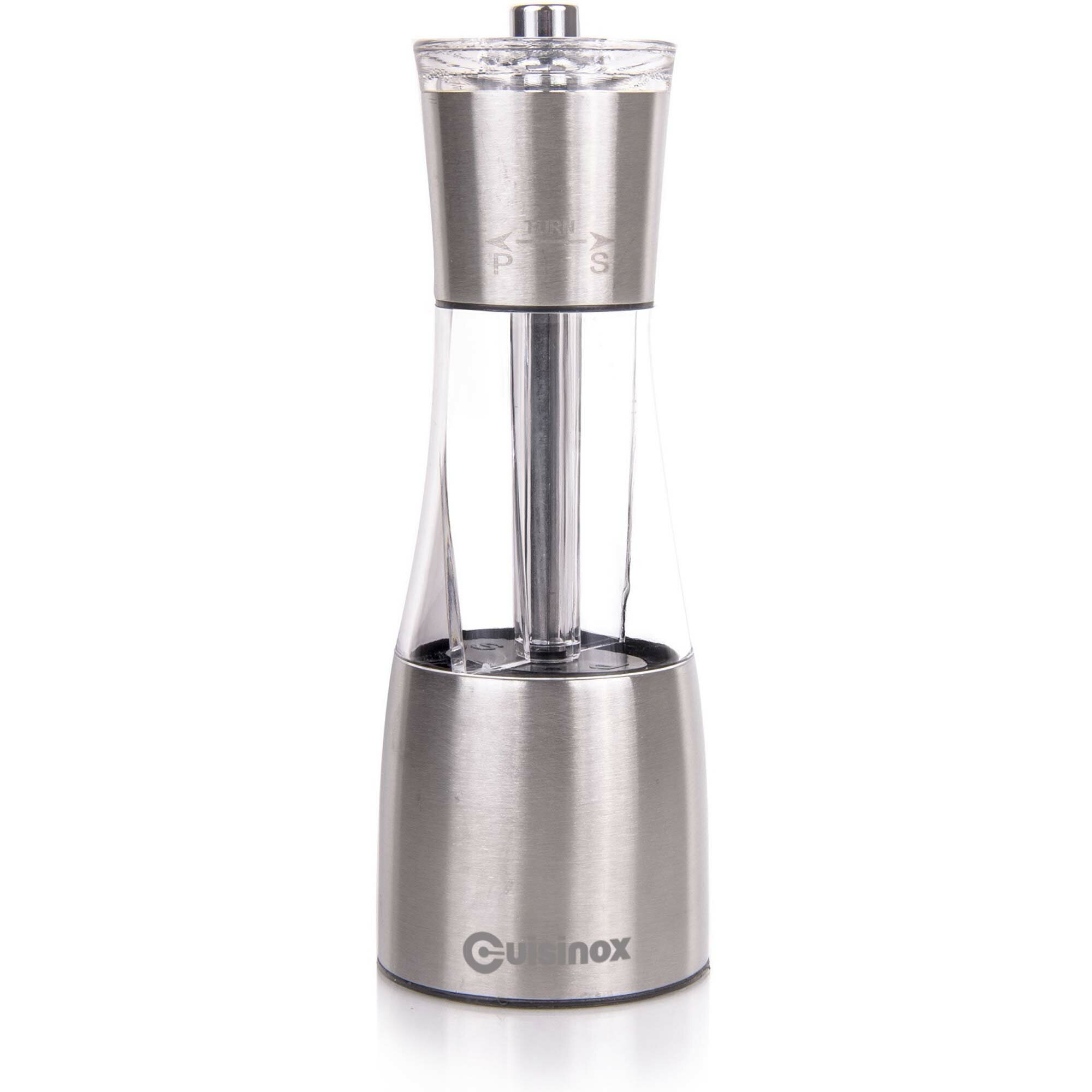 Genkent Stainless Steel Electric Salt And Pepper Grinder Set Battery  Operated Mills (Upgraded packaging) & Reviews