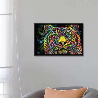 'Tiger' - Wrapped Canvas Graphic Art Print