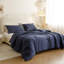 Ensemble d'édredon simple / simple TG pour garçons garçons bleu marine, 1 édredon bleu et 1 taie d'oreiller, édredon léger pour lit d'enfant-130190504
