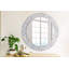 Huldar Glass Flat Wall Mirror