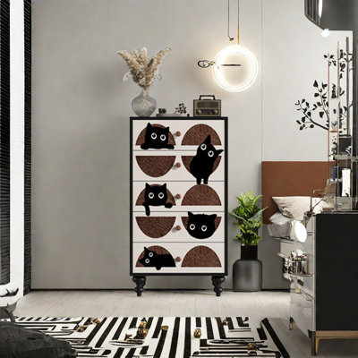 Creative Cats Decorate The Accent Cabinet Accent Chest