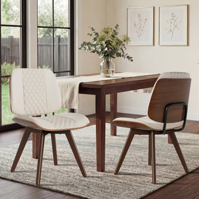Faux Leather Upholstered  Side Chair
