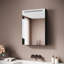 48.5mm W 70mm H Wall Mounted Optional Frameless Medicine Cabinet Mirror 2 Fixed-1417956478