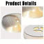 Lustre rond 23,62 pouces Post-Modern